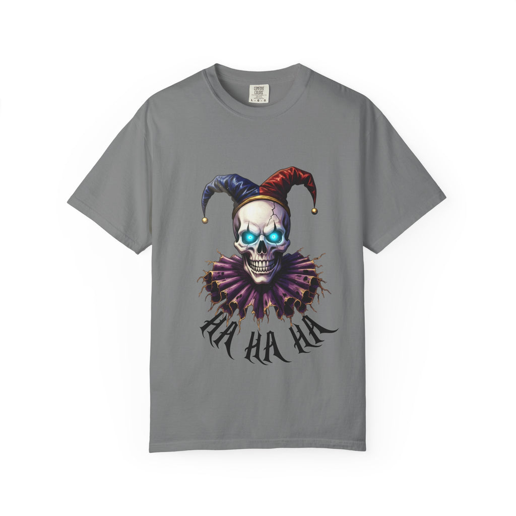 Jester Skull Tee — Gothic Joker Skull T-Shirt