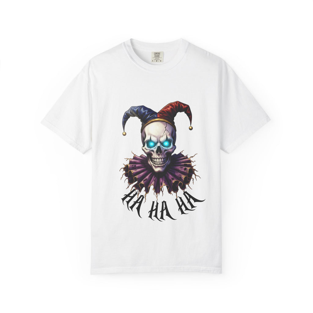 Jester Skull Tee — Gothic Joker Skull T-Shirt