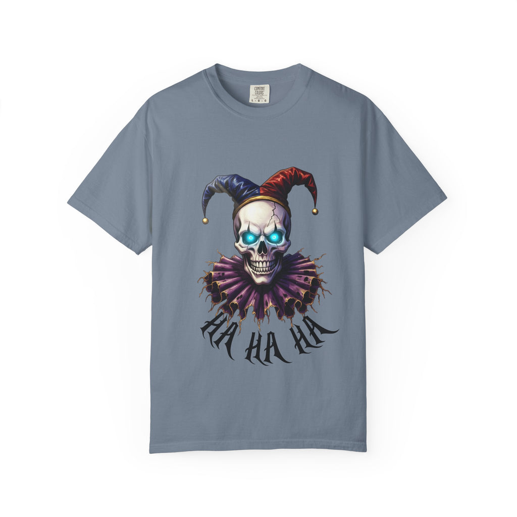 Jester Skull Tee — Gothic Joker Skull T-Shirt