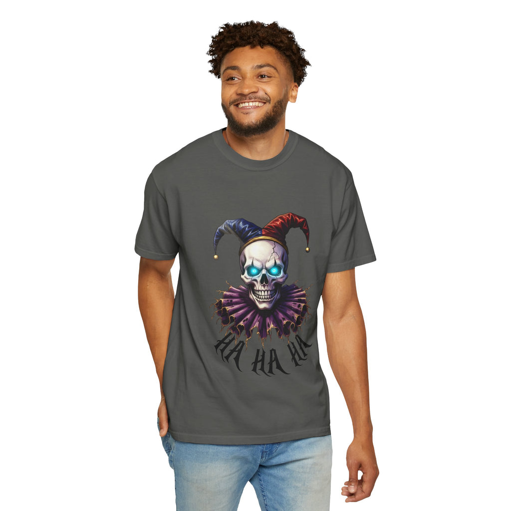 Jester Skull Tee — Gothic Joker Skull T-Shirt